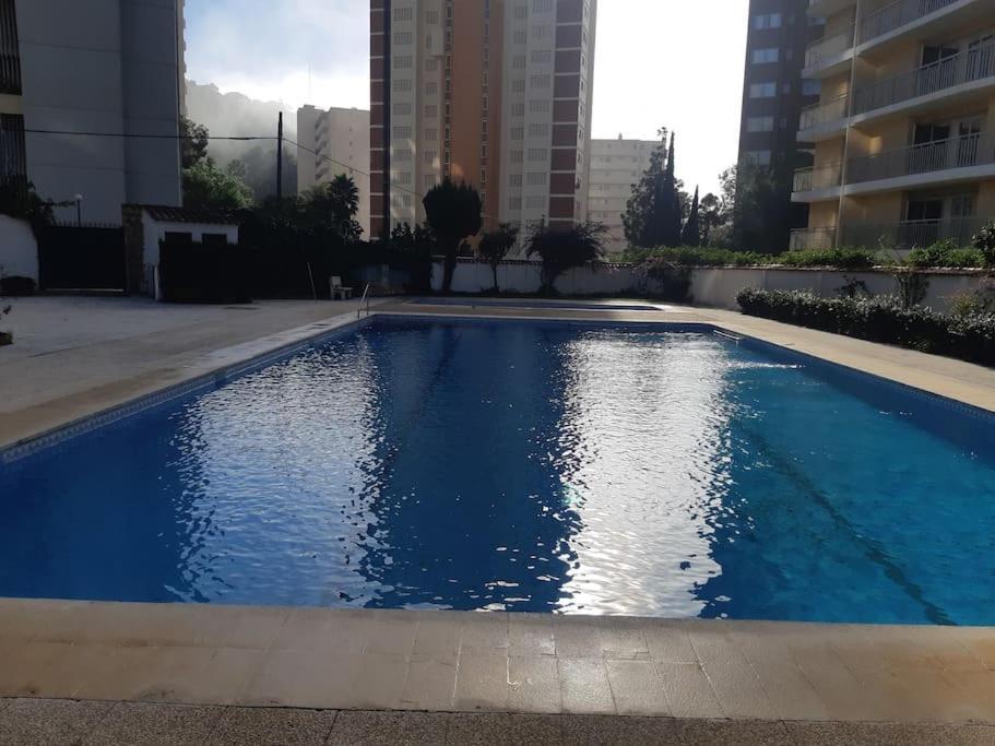 Beautiful Residential Apartment With Pool Бенидорм Экстерьер фото